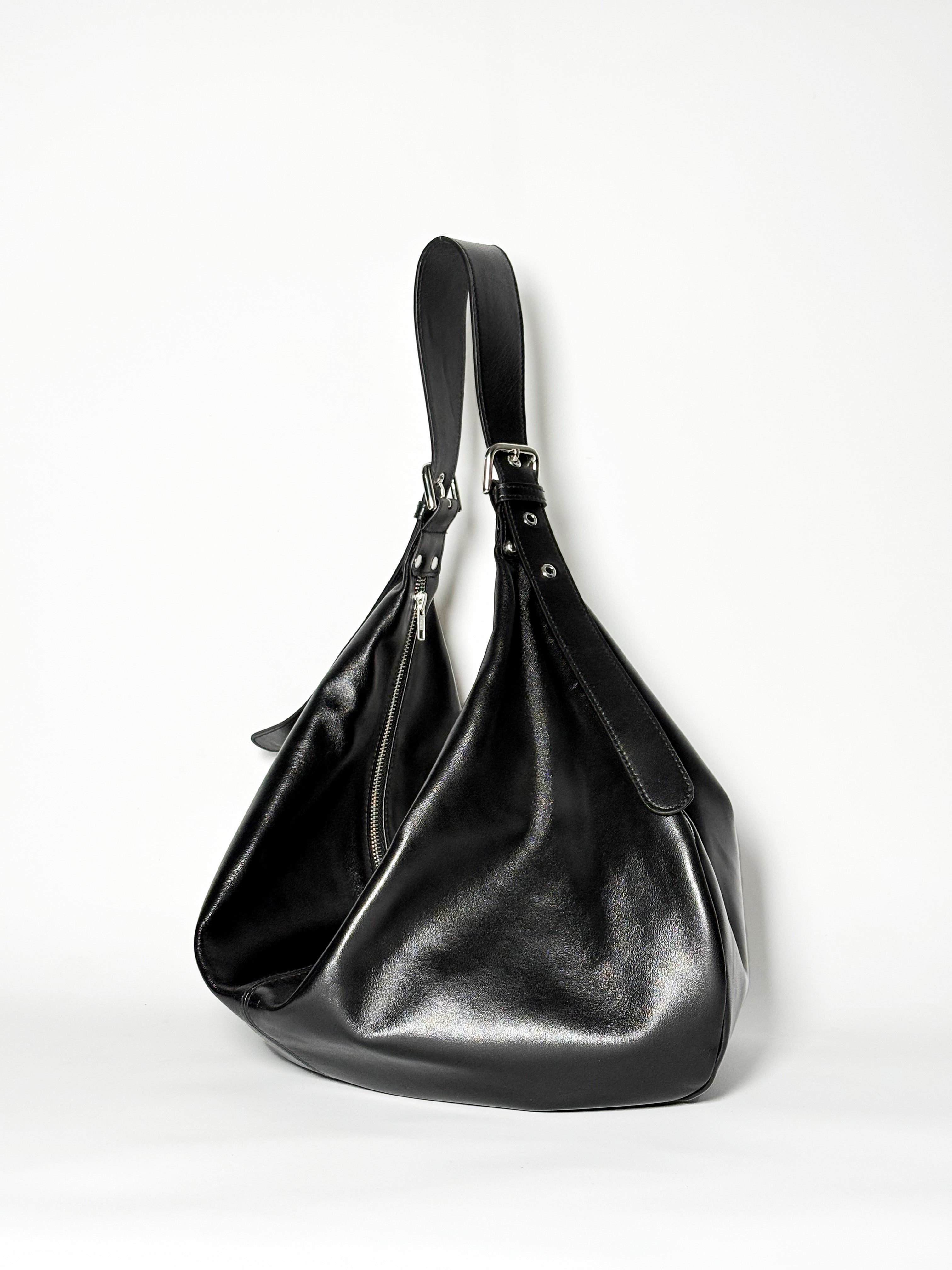 The 407 Moto Hobo in Black