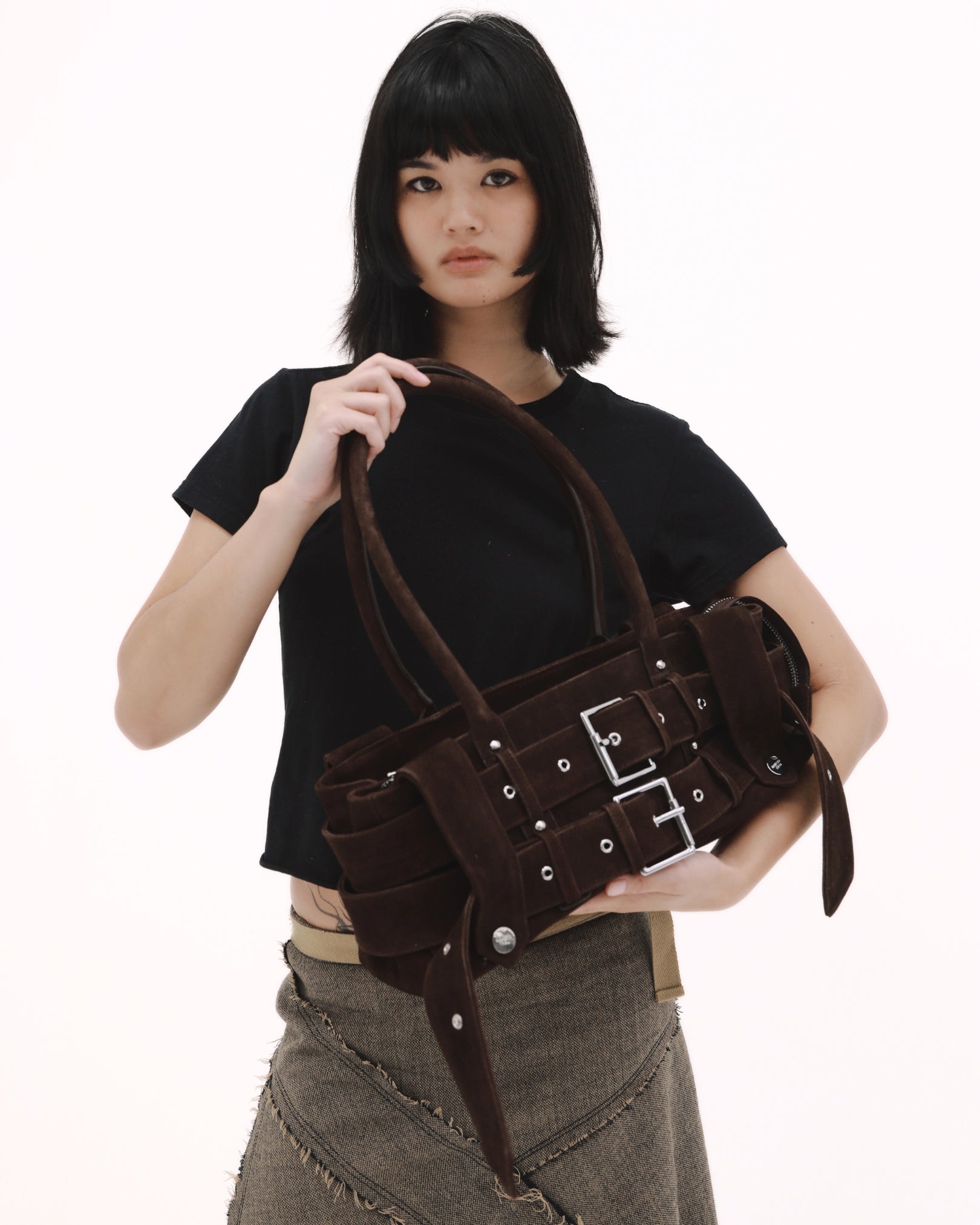 The Lewis Parallelo in Brown Suede