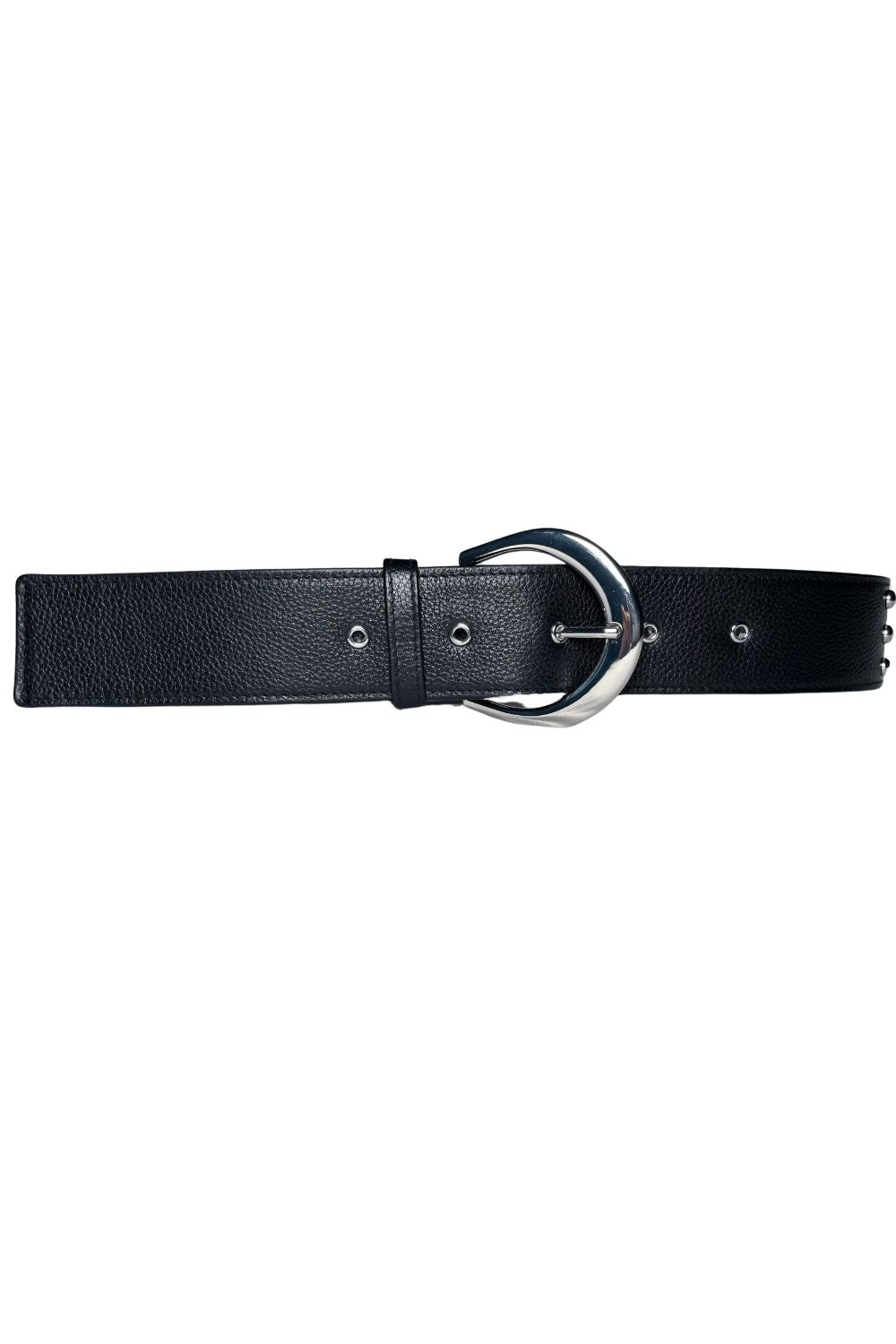 The Emie Studded Belt in Black